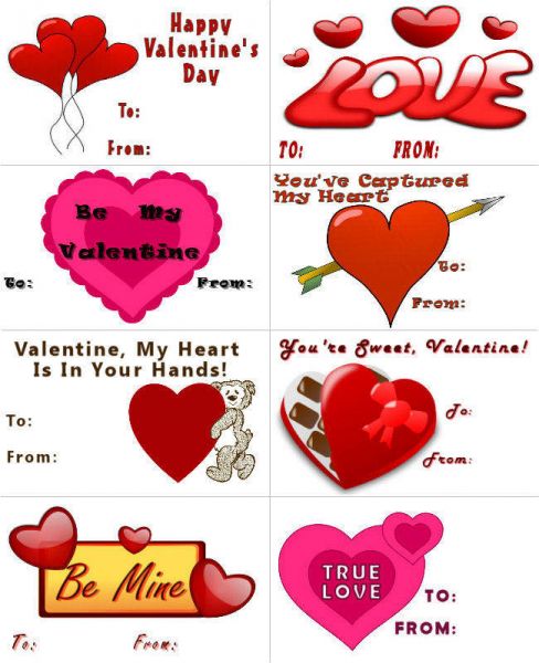 how to make a heart printable valentines Free Printable Valentines Day ...