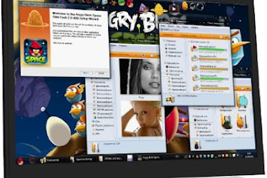 Angry Birds Space Skin Pack 2.0 | Skin Windows 7 x86