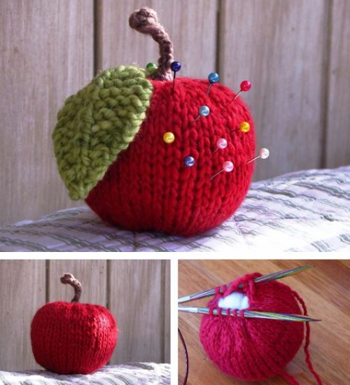 Apple Knitting Pattern Tutorial