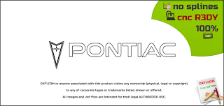 Pontiac logotype vector dxf for CNC free download