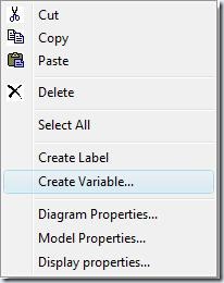 F5 menu Create Variable