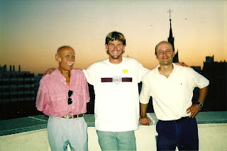 Me, with Sr. Escobedo and his Dad (on the left) from the 2003 trip to Madrid.