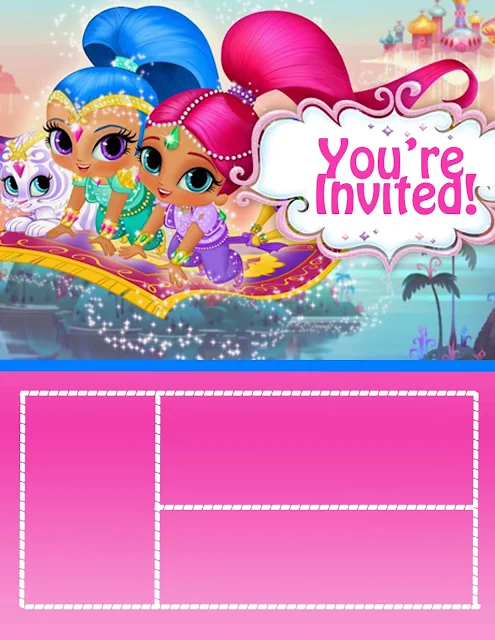 Fiesta de Shimmer y Shine: Mini Kit para Imprimir Gratis.