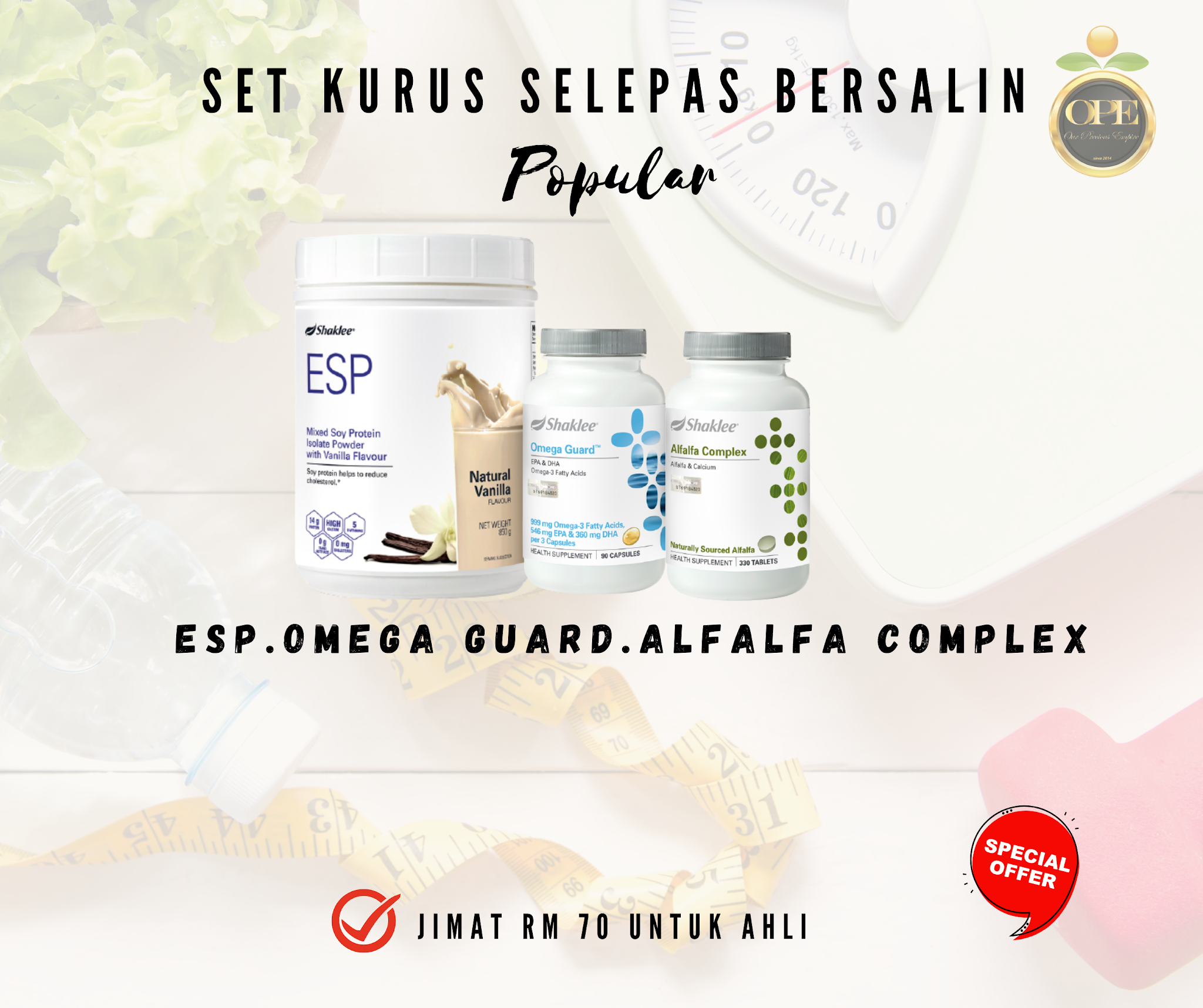 set kurus selepas bersalin shaklee popular dan murah shaklee putrajaya aeinna musa