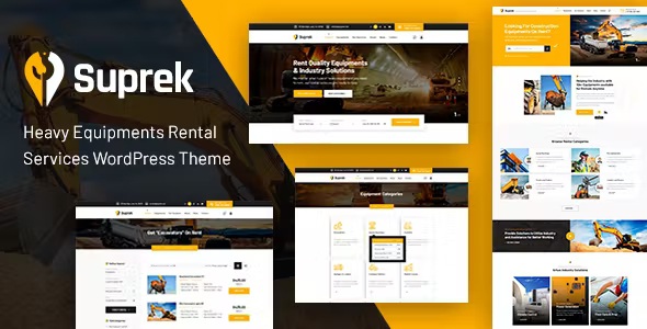 Best Construction Equipment WordPress Theme