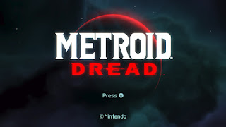 Metroid Dread title screen