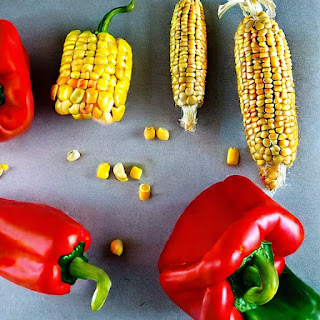 Including bell peppers and corn