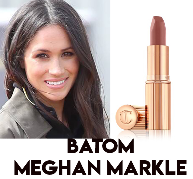 O batom de Meghan Markle