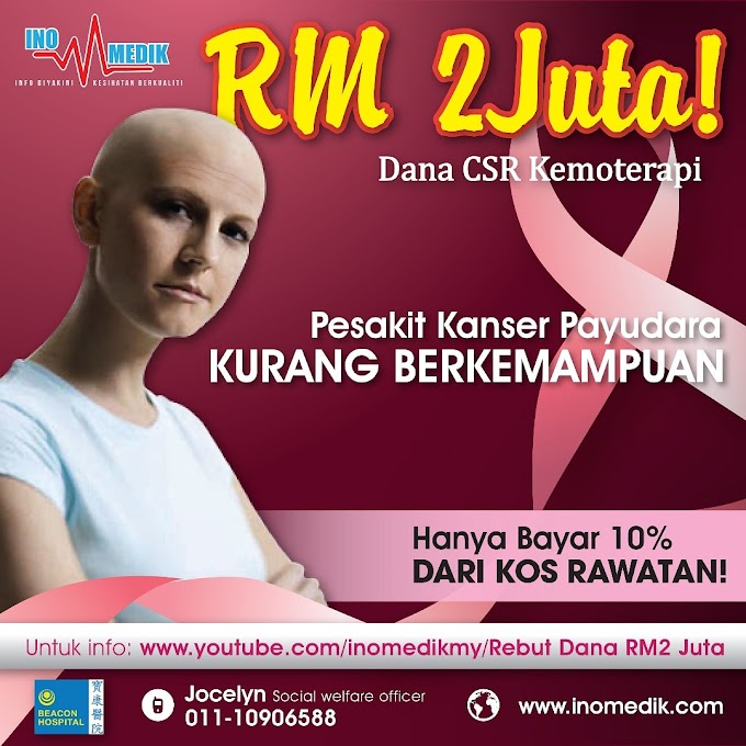 RM2 Juta Dana CSR Kemoterapi Untuk Pesakit Kanser Payudara Kurang Berkemampuan 