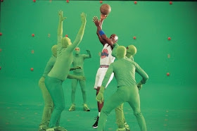 Fotografías de Michael Jordan en el rodaje de Space Jam