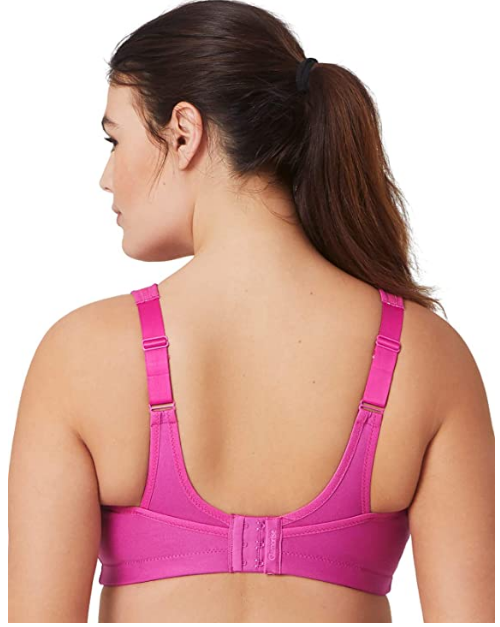 Plus Size Camisole Wire-free Back Close Sports Bra