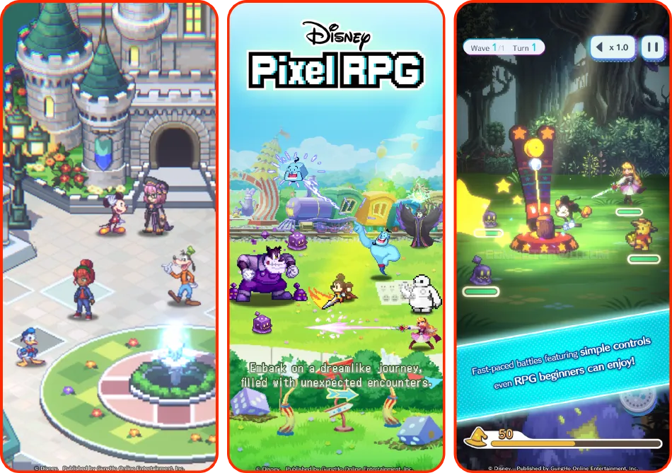 Disney Pixel RPG