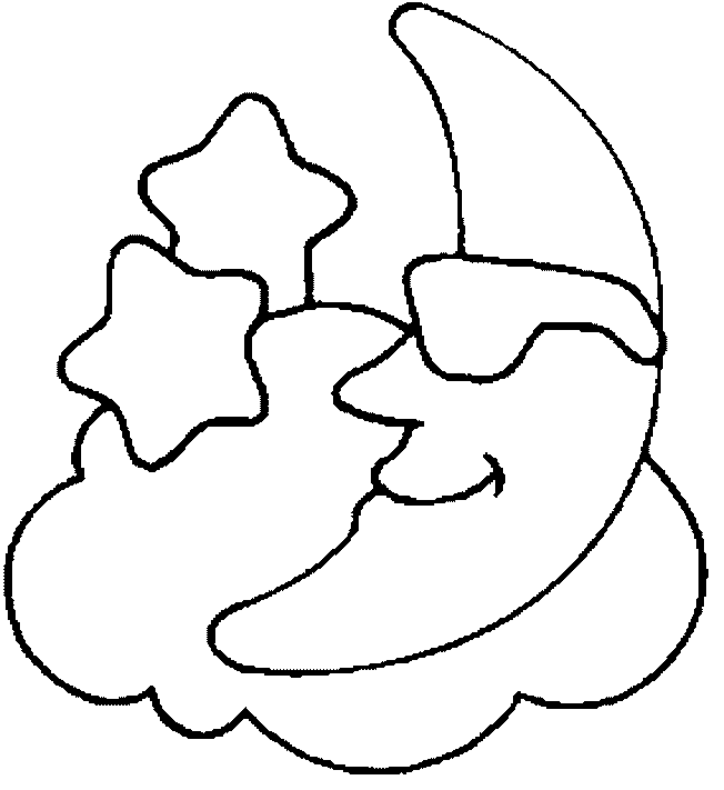 Moon Printable Coloring Pages