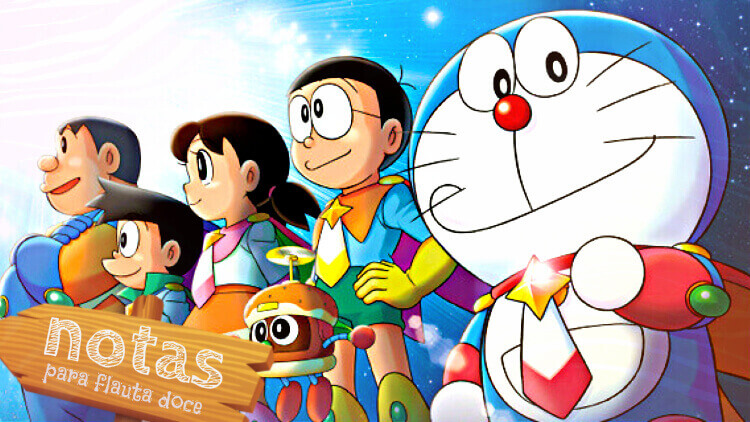 Abertura de Doraemon - Notas para flauta doce
