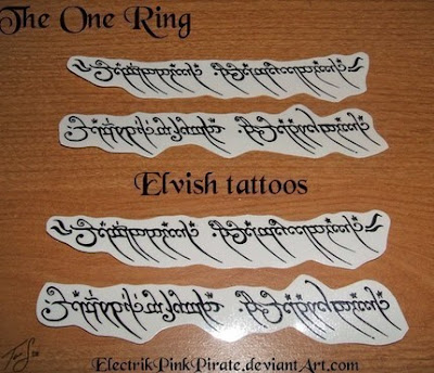 And from Electrik Pink Pirate I bought 4 elvish tattoos!