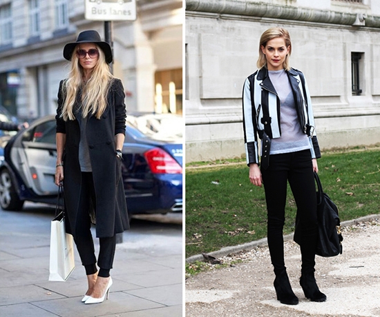 In The Spotlight: Black & White Trend / Black & White Outfits / Black & White Street Style