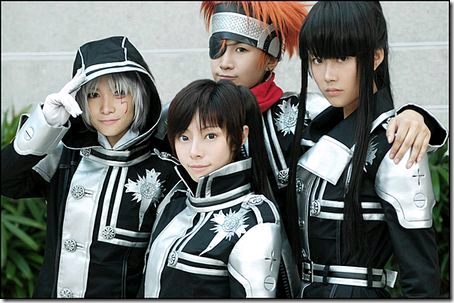 d. gray-man cosplay - lavi, allen walker, kanda yu, and lenalee lee