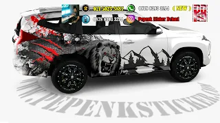 Mobil,Pajero,Cutting Sticker,Cutting Sticker Bekasi,Decal,decal sticker,cutting sticker Mobil,jakarta,Bekasi,