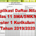 Aplikasi Daftar Nilai Kelas 11 SMA/SMK/MA Semester 1 Kurikulum 2013 Tahun 2019/2020 - Ruang Lingkup Guru