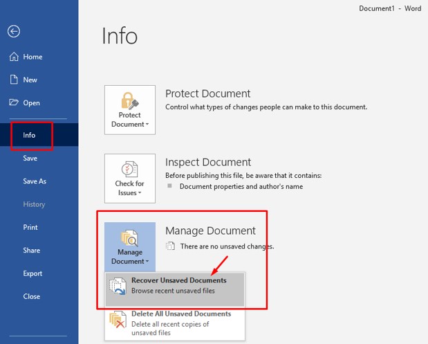 Cara Mengembalikan File Word 2010 dan 2016 Yang Lupa di Save