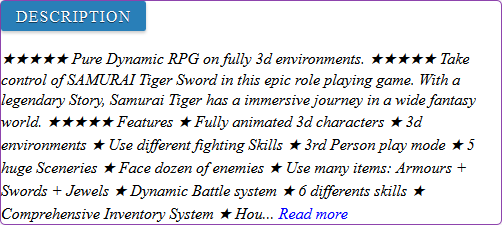 Samurai Tiger game review