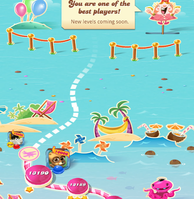 Candy Crush Saga level 13131-13190