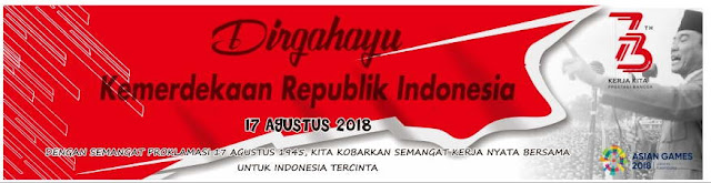 Kumpulan Banner Spanduk MMT HUT Kemerdekaan Indonesia Ke 