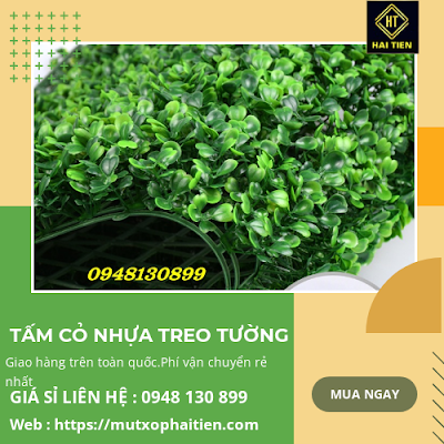 Cỏ nhựa trang trí tường mang đến không gian xanh sang trọng