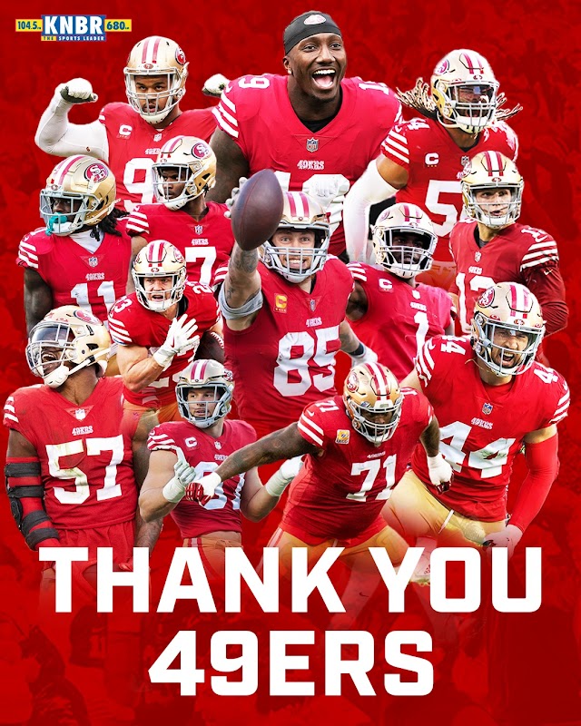 Thank You @49ers for a great 2022 season. Looking forward to the 2023 season! #FTTB