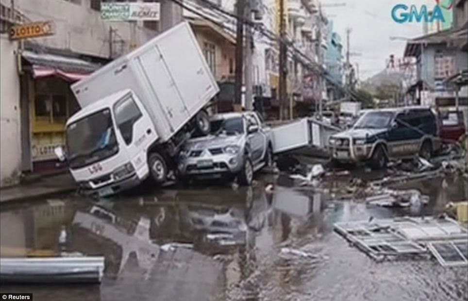 Philipines' storm effect