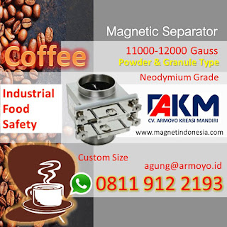 Magnetic Separator Untuk Food Safety Industri Kopi