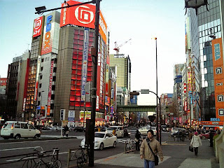 view from mansei-bashi to the north