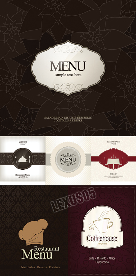 Restaurant Menu Designs 13 Labels restaurant menu designs