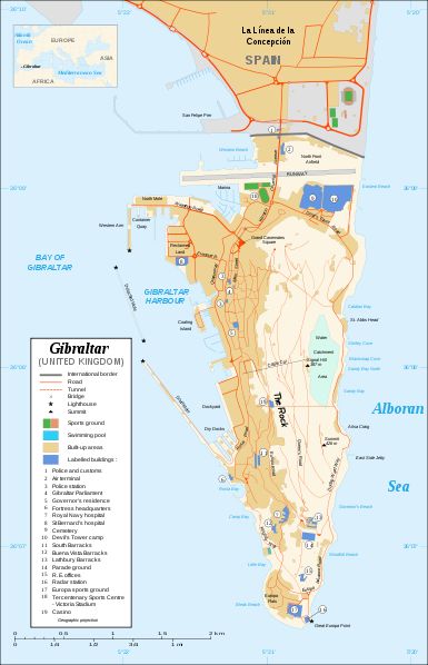 Aeroporto de Gibraltar: curioso e perigoso