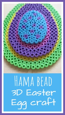 Hama bead Easter Eggs 3D craft