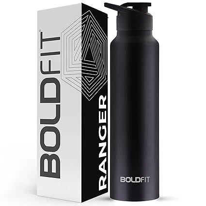 Boldfit 1-Litre Stainless Steel Water Bottle – Leakproof, Rust-Free & Stylish Hydration for Every Lifestyle