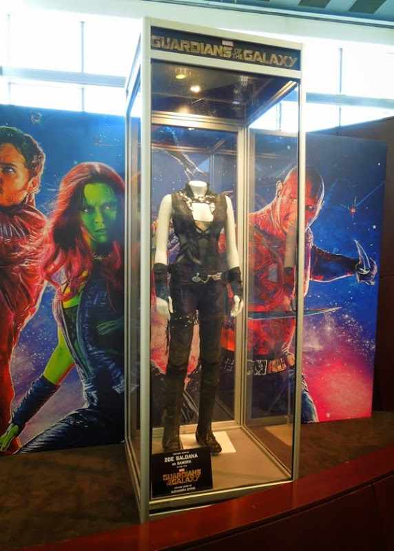 Zoe Saldana Gamora Guardians of the Galaxy movie costume