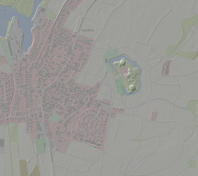 Fortifications de Strasbourg & Kehl — LIDAR (Geoportal BW)