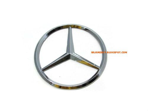 Emblem Logo Bintang Mercedes Benz Ukuran 7.5cm Untuk Bagasi
