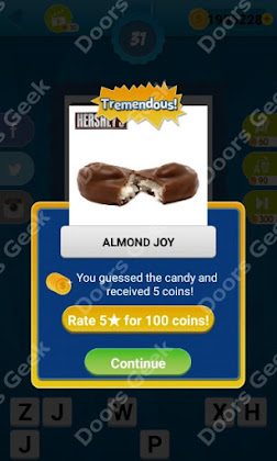 Answers, Cheats, Solutions for Guess the Candy Level 31 for android and iphone