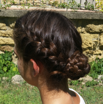 Chignon tressé