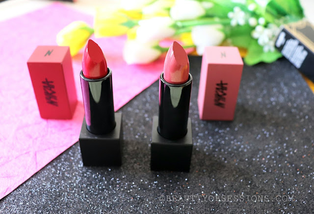 Nykaa Ultra Matte Lipsticks Diana and Marilyn - Review and Swatches