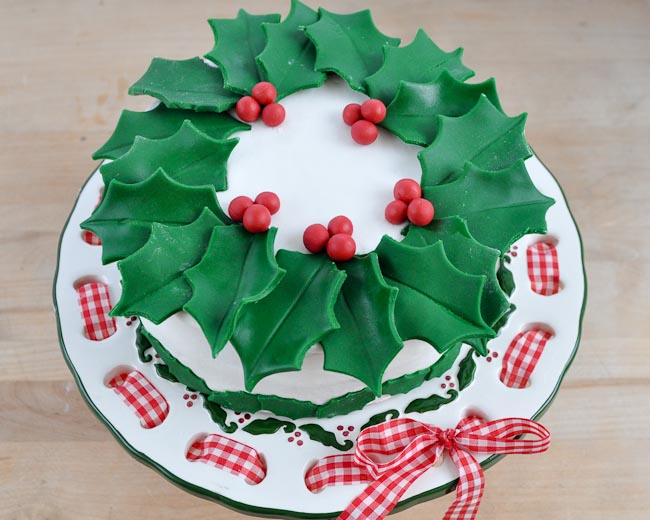 Beki Cook's Cake Blog: Easy Christmas Wreath Cake