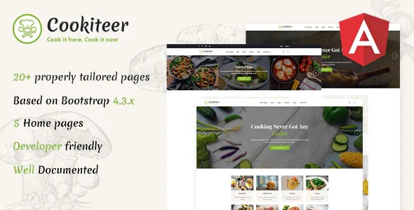 Best Food & Recipe Angular Template