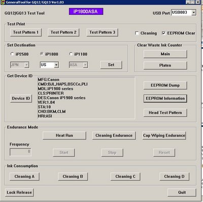 Mereset Printer Canon IP1980 | e-Document