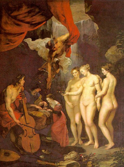 Education of Marie de Medici 1624, Peter Paul Rubens, Medici