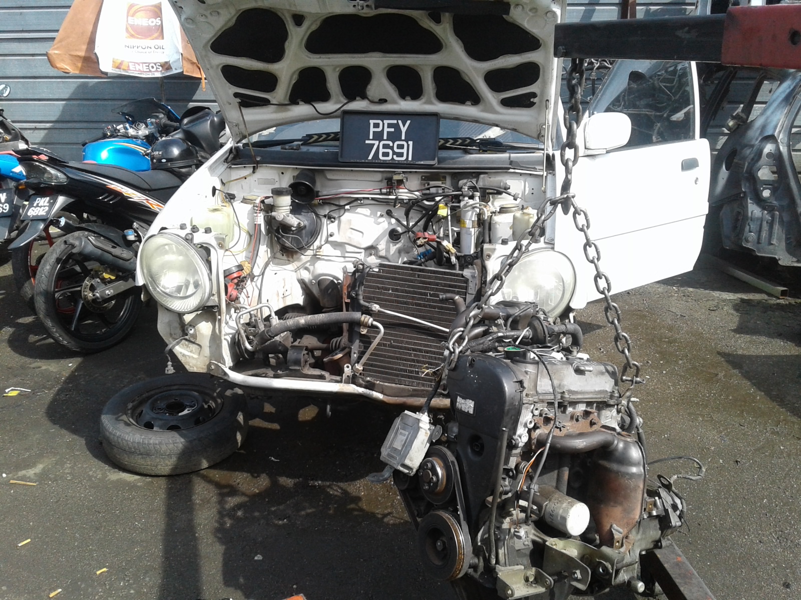 P44 Autoworks: Kancil Convert Kelisa Engine