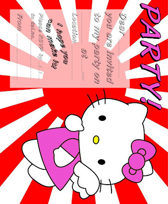 Hello Kitty Invitations Personalized. Pictures of Hello Kitty