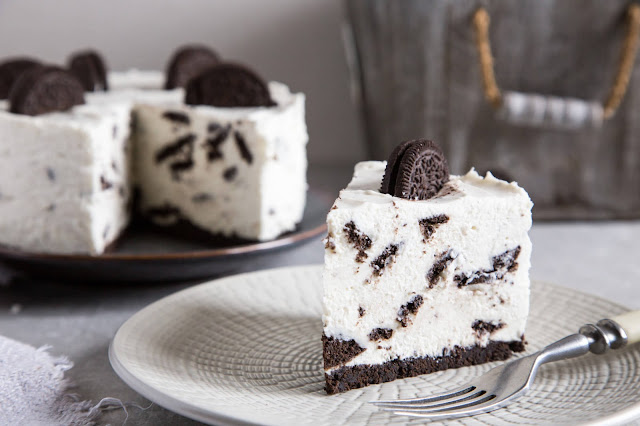 torta oreo com sorvete