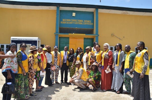 Lagos Ikoyi Lions Club Commissions Renovated & Equipped Vocational Centre @ Ikoyi Correctional Facility